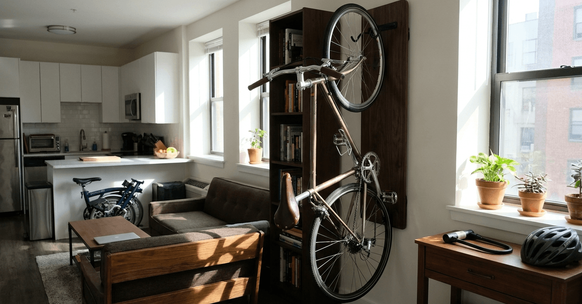 Smart Ways to Store a Bicycle Inside a Small Living Space