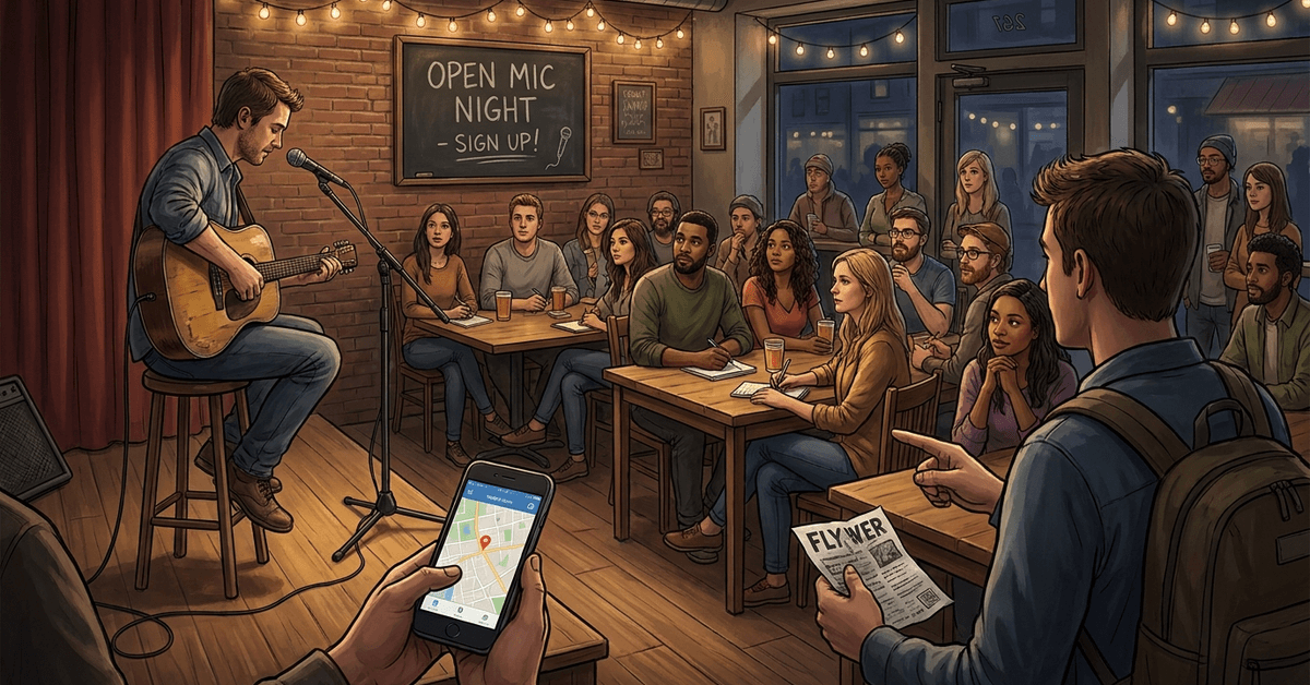 How to Find Open-Mic Nights for Local Writers and Musicians