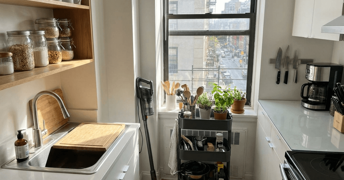 How to Maintain a Clean Kitchen Workspace When Space Is Limited