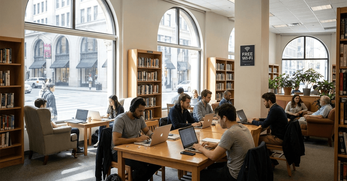The Best Libraries and Free Co-Working Spaces in the City