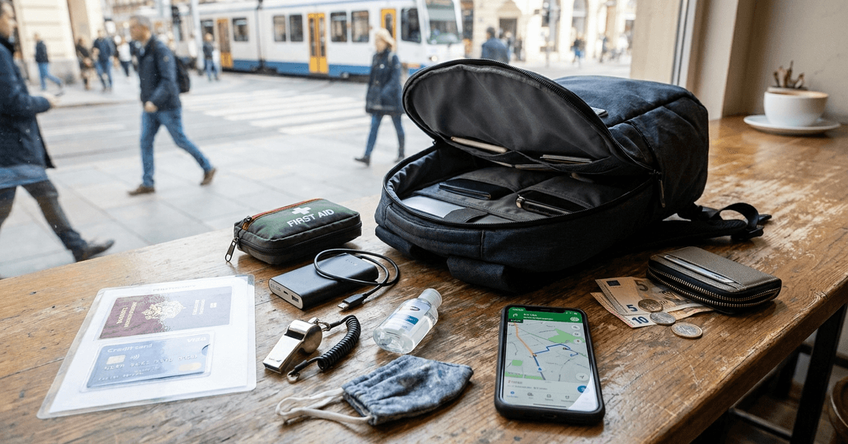 7 Essential Safety Items to Pack in Your Urban Daypack