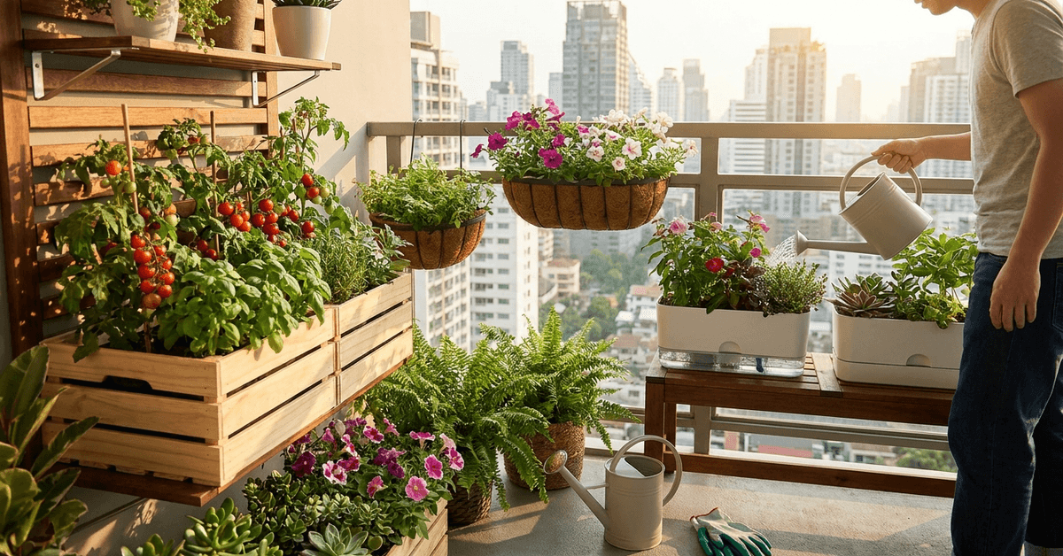 How to Grow a Successful Balcony Garden in a High-Rise Apartment