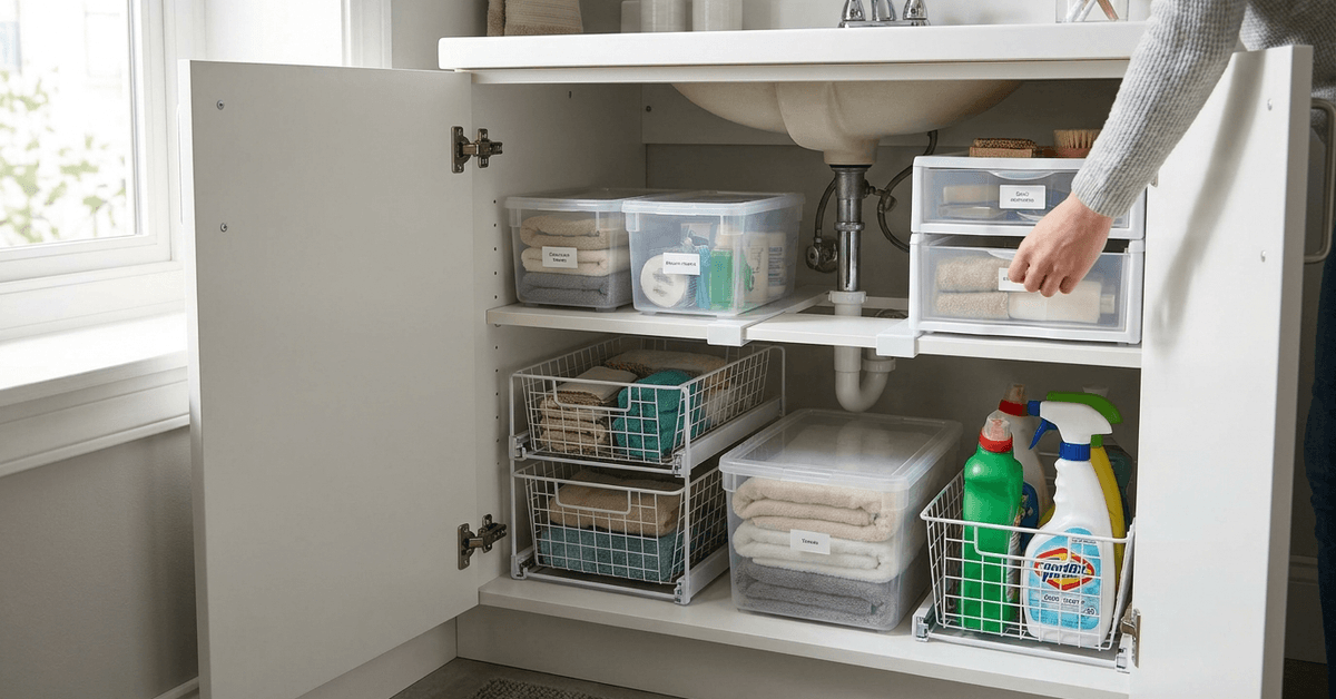 Under-Sink Organization Hacks for Small City Bathrooms