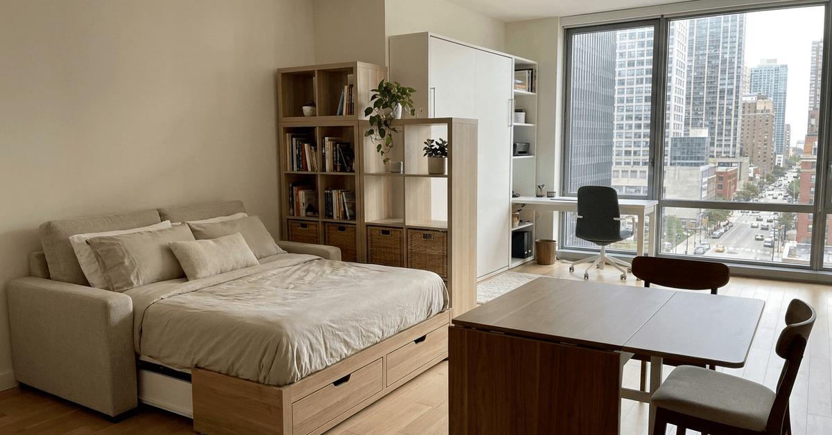 The Best Multipurpose Furniture Pieces for Small Studio Apartments